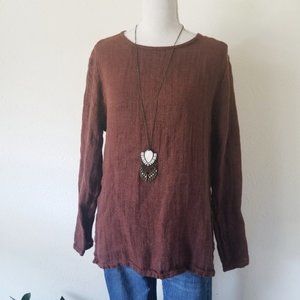 Eileen Fisher Linen Blouse